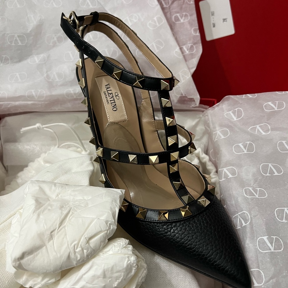Valentino Rockstud Black Heels